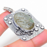 Labradorite Handmade 925 Sterling Silver Jewelry Pendant 1.97 r0j68