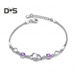 Naiste k&auml;ev&otilde;ru s&uuml;damest s&uuml;damesse kuupmeetrist tsirkooniumoksiidist s&uuml;nnikivisulamist k&auml;ev&otilde;ru j&otilde;ulukingitused randmeaksessuaar valge