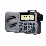 Kaasaskantav AM/FM-raadio, Bluetoothiga v&auml;ike taskuraadio, bassik&otilde;lar, Micro SD-kaardi tugi ja salvestus, pikk aku t&ouml;&ouml;iga hall v&auml;rv