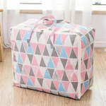Paksem puuvillane lina Kodu Mitmesugused esemed S&auml;ilituskott Suure mahutavusega riided tekk Niiskuskindel kott Kaasaskantav liikuv pagasi pakkimiskott 30L- 55x30x20cm
