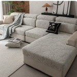 2025 aastaringne Jacquard sametdiivani kate: Kvaliteetne, libisemiskindel, universaalne istuv padjakate M (W65-85cm L85-135cm H5-20cm)