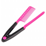 Diy Salon V Styling juuksesirgendaja hari sirgendaja kamm juuksurit&ouml;&ouml;riist roosa punane v&auml;rv