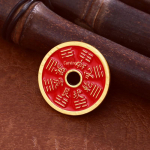 Shan Gui kootud vaskm&uuml;ndi v&otilde;tmehoidja t&auml;he ja kuu ripatsiga