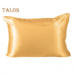 Kunstsiidist padjap&uuml;&uuml;r L&auml;ikiv Jahutav Padjakate Standardm&otilde;&otilde;t 20 x 26 &Uuml;hev&auml;rviline Sile Padjakate Juustele Ja Nahale roosa