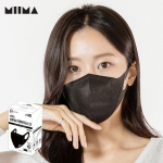 MIMA tervisemask keskmise suurusega 30 tk (KF94) valge/must, vali 1 Medium White 30 Pieces KF94