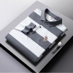 Puuvillane triibuline s&auml;rk Keskealiste meeste pikkade varrukatega T-s&auml;rk Keskealiste meeste ST-s&auml;rk L