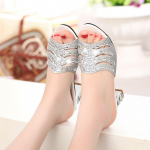 Ehtsast nahast k&otilde;rge kontsaga kivist sandaalid kevadsuvised naiste teemantsandaalid lahtised kingad 35