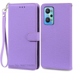 Realme GT Neo 3T &uuml;mbrise jaoks rahakotist nahast klappkaas Realme GT Neo 3T &uuml;mbrise jaoks Telefoni Coque kate Fundas kest For Realme GT Neo 3T veinipunane v&auml;rv