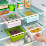 Fridge Organizer Storage Box Creative Multifunctional Refrigerator Drawer for Fruit Egg Food Plastic Storage Container Shelf random color mitmev&auml;rviline