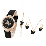 5tk/komplekt Fashion Butterfly naiste v&ouml;&ouml;kellade komplekt One Size must