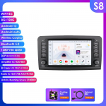 Ossuret 2Din Android 13 Autoraadio Mercedes Benz GL ML W164 ML350 ML500 X164 GL35 GL45 2005-2012 Navigatsiooniga GPS Intelligentsne Multimeedia Video WIFI S8 8Core 8G 128G