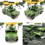 1:72 BTR-80 soomuktransport&ouml;&ouml;r M35 veoauto M1046 KFZ.305 BLITZ ehitusklotside kokkupanek s&otilde;jaliste s&otilde;idukite mudel armee
