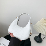 &Uuml;hev&auml;rviline kott naistele Uus kevadtrend K&auml;ekott Moodne &otilde;lakott Moodne kaenlaalune kott Lihtne crossbody kott 20x6x20cm valge