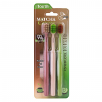 Morning Guest Antibacterial Soft-Bristle Wide Head Toothbrush, 3-Pack for Adults