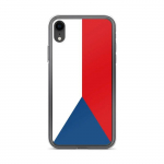 Coque iPhone - PIXELFORMA - iPhone XR - Drapeau de la Tch&eacute;quie - Protection compl&egrave;te - Souple