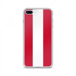 Coque iPhone - Officielle - Drapeau Autriche - Souple - Mitmev&auml;rviline - Vertikaalne mudel