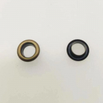 Gros pur cuivre air boucle oeil boucle de ma&iuml;s neet creux anti-rouille metallist oeillet Couleur Bronze Taille 4mm