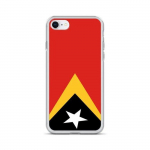 Coque iPhone &ndash; Timor oriental &ndash; SE 2020 &ndash; Souple &ndash; Mitmev&auml;rviline &ndash; Disain Drapeau