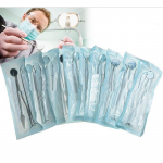 3pcs/lot Stainless Steel Dental Tool set Dental Calculus Cleaning Tool Tartar Cleaner Tooth Hook Forc