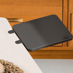 Desk Extension Tray 90&deg; Foldable Elbow Support Clamp on Keyboard for Office Black