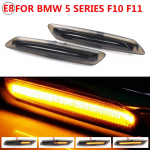 D&uuml;naamilised LED-k&uuml;ljesignaalituled J&auml;rjestikused suunatulelambid BMW 5. seeriale F10 F11 528i 528iX 535i 535iX 550i 550iX H&uuml;briid 5