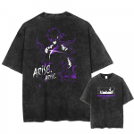 Anime Solo Leveling Sung Jin Woo Tr&uuml;kitud Pesitud T-s&auml;rk Meeste Vabaaja Puuvillased T-s&auml;rgid Manga Vintage T-s&auml;rk Harajuku Meeste Topid 3XL
