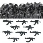 Linnapolitsei Hiina Eri&uuml;ksused Ehitusklotsid R&uuml;nnakus&otilde;dur SWAT Figuurid Gaasikaitsemask S&otilde;jalised Relvad Klotsid M&auml;nguasjad Lapsed