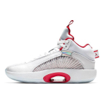 Air Jordan 35 GS Valge Tulepunane Laste tossud Metallik-H&otilde;bedane CQ9433-100 36