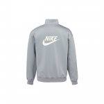 Nike Logo Tr&uuml;kiga Poollukuga Seisukrae Pikkade Varrukate Dressipluus-Jakk Meeste &Uuml;ler&otilde;ivad Kookospiima-Hall DQ4238-073 L