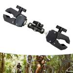Head Adjustable Arm Camera Mount with Clamp, Easy to Install, Portable Handlebar for Flag 22cm
