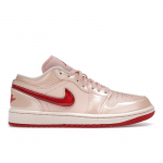 Air Jordan 1 Low SE Patent S&otilde;brap&auml;eva Naiste Tossud Roosa Pestud-Korall Punane HF3174-600 42.5