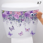 Erinevad rohelised taimed Lilled Seinakleebis Vannitoa WC Dekoratsioon Kleebised Elutoa Kapp Kodukaunistus Isekleepuv seinamaaling