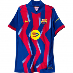 Nike Fan Edition 25/26 Hooaeg Barcelona Kolmas V&otilde;&otilde;rsil Mugav T&auml;ht L&uuml;hikeste Varrukatega Jalgpallis&auml;rk Meeste s&auml;rgid FZ1304-432 2XL