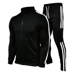 S&uuml;gistalvine spordidress Meeste T&otilde;mblukuga UP Valge Must Sinine 2-osalised komplektid Meeste Komplektid &Uuml;likond Meeste Fliis Sport-Hoodie Dressip&uuml;ksid Kaheosalised komplektid XL black