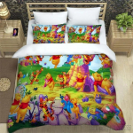 Winnie-the-Pooh Armastus Laste Tekikate Komplekt HD Tekikate Laste Voodipesu Komplektid Voodipesu Magamistoa Kaunistus Baby 120x150cm