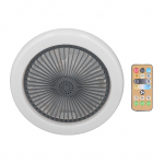 V&auml;ike laeventilaator valgusti ja puldiga E27 lambipesa ventilaator reguleeritava kiirusega suletud ventilaator 85‑265V