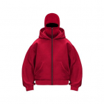 Unisex Balaklava Kapuutsiga Soe Vaba Kapuutsiga Jakk Lukuga Vabaaja Jakk N&auml;omaskiga S&uuml;gis-Talveks V&auml;lispordiks T&auml;navar&otilde;ivad S must