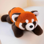 Pesukaru pehmed nukud t&auml;idisega m&auml;nguasjad elutruu punarebane panda padjad koomiksitegelased m&auml;nguasjad s&uuml;nnip&auml;eva j&otilde;ulukingitus 45cm Including tail
