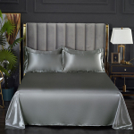Bonenjoy 1 tk kollast v&auml;rvi &uuml;hev&auml;rviline v&auml;rvitud satiinist pol&uuml;esterlinad, kuninganna suuruses, sabanas cama, 90 &uuml;heinimesevoodilina 170x230cm 67x90inch