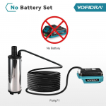 YOFIDRA 50&ndash;80 L/min V&otilde;imas Elektriline Veepump &Otilde;lipump K&uuml;tusep&uuml;stol Sukeldatav Autopump Makita 21V Aku Pin-ile Without Battery