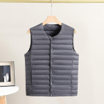 Meeste kerge kapuutsiga sulejope &ndash; p&uuml;stkrae, s&uuml;gis/talvine soojus, 50 samet vest, 3XL hall