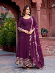 India Naiste Disainer Anarkali Kleit Salwar &Uuml;likond Peokost&uuml;&uuml;m Top Tuunika Georgette Salwar Kameez Komplekt M veini