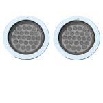 4 &Uuml;mar L&auml;bipaistev LED-haagisetuli Kroomraamiga K&uuml;lgvalgusti, Pidurituli, Suunatuli, Tagatuli 24V Pakk 2 tk Veoautodele, Haagistele, Matkaautodele, Karavanidele puhas