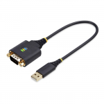 USB-adapterkaabel - STARTECH - DB9 - USB 2.0 - 30 cm - Must