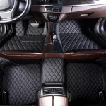 Auto jalapadjad Kia Sorento 2013-2017 auto salongi tarvikud kaitsepadi Kohandatud auto p&otilde;randamatid auto vaip pruun