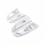 BMW 5. seeria E60 2004 2005 2006 ABS kroomi auto siseukse akna t&otilde;ste l&uuml;liti nupu paneeli raami kaitsekate jaoks h&otilde;be