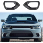 Front Grille erts Mesh Trim Accessories for 2015+ Dodge Charger Carbon Fiber