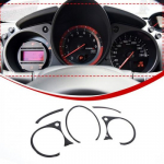 Glossy Black trument Panel Cover Trim Sticker For Nissan 370Z Z34 2009-20