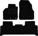 Dywaniki samochodowe welurowe czarne do: Renault Scenic II minivan (2003-2009)
