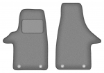 Dywaniki samochodowe prz&oacute;d do: VW Transporter T5 dostawczy, 2 rzędy (2003-2015) grafitowe